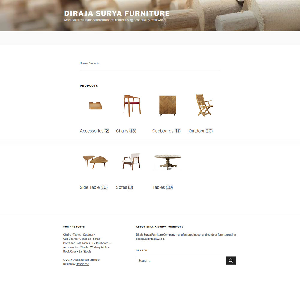 Diraja Surya Furniture Produk